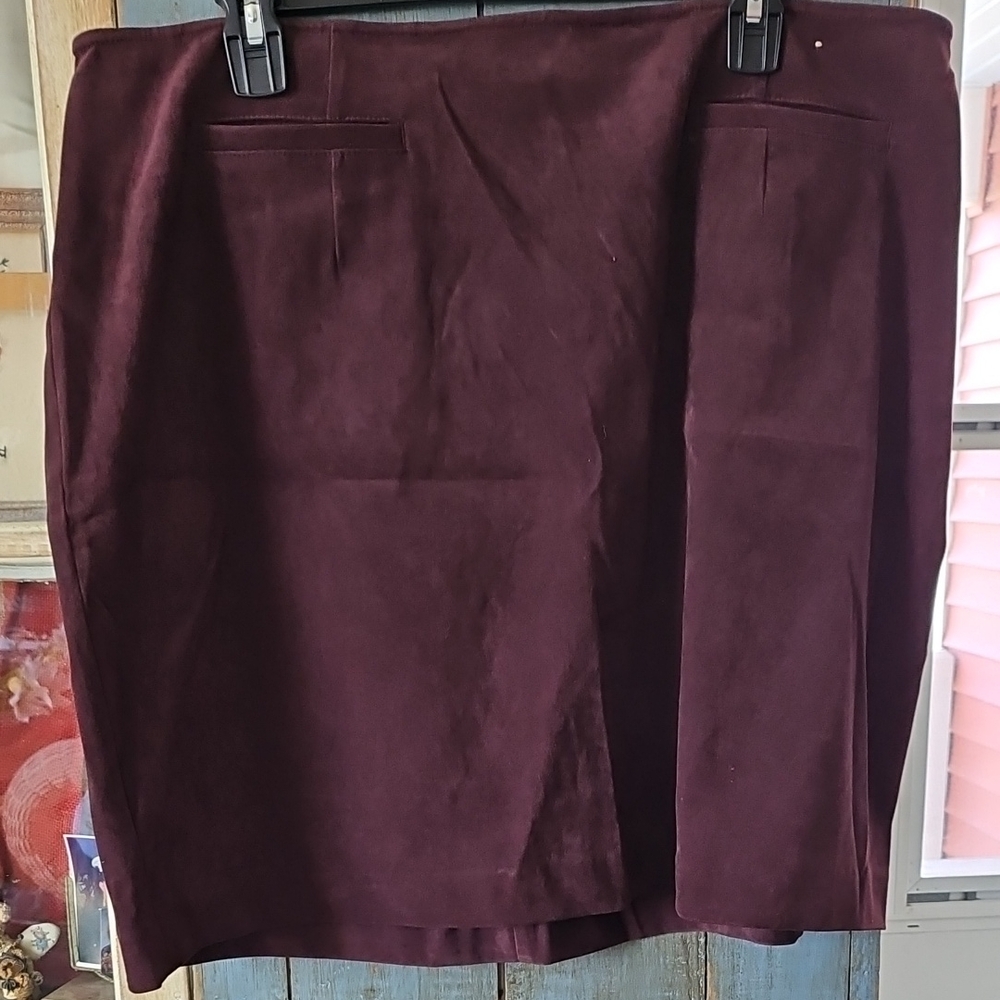 19 Inch Long Suede-like Skirt